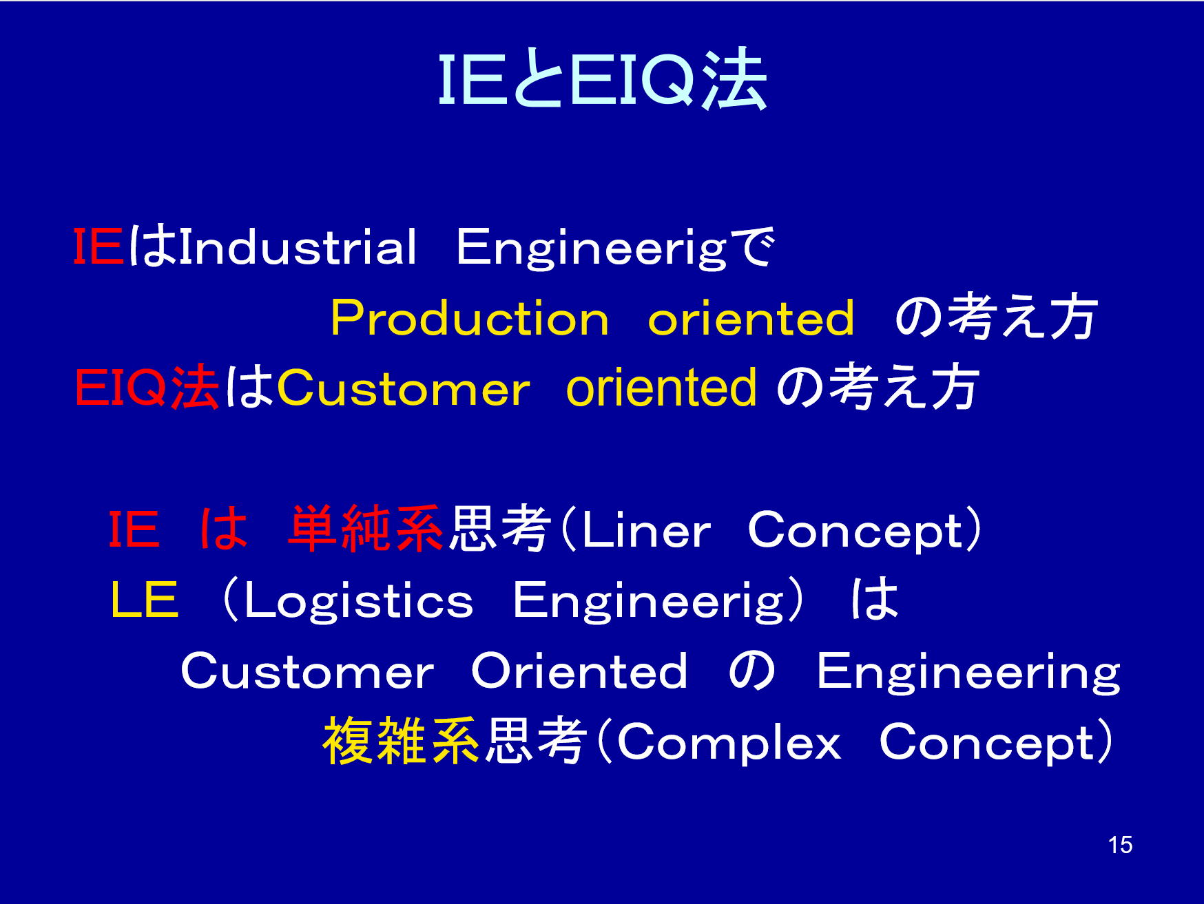 ＩＥとＥＩＱ法1